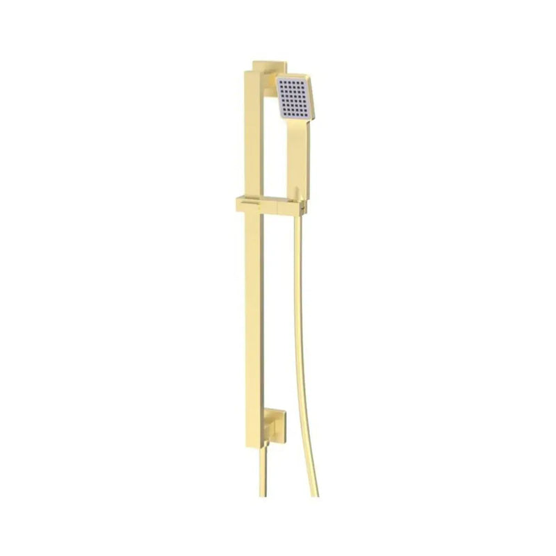 Land Square Concealed Shower Valve & Kit Pack 2 - Brushed Brass