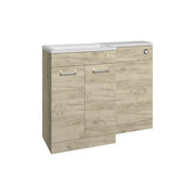 Lavello 1000mm Furniture & BTW WC Pack - Oak (LH)