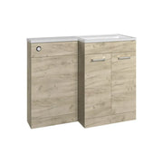 Lavello 1000mm Furniture & BTW WC Pack - Oak (RH)