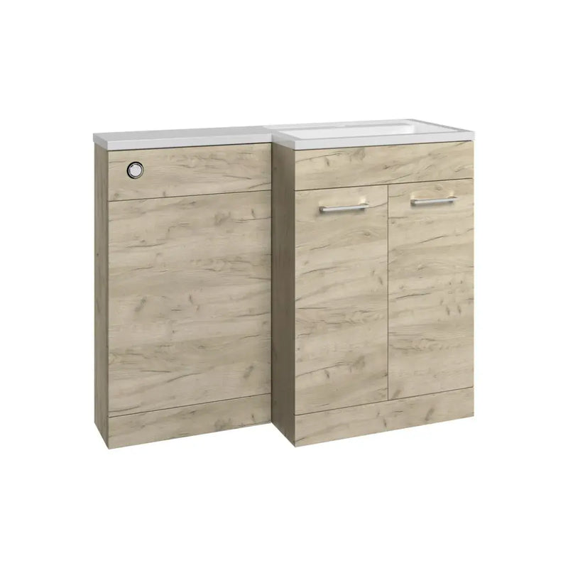 Lavello 1000mm Furniture & BTW WC Pack - Oak (RH)