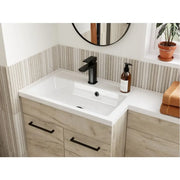 Lavello 1000mm L-Shape Furniture Pack (Right Hand) - Oak | Inc. Cistern & Basin Top