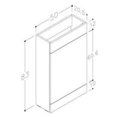 Lavello 900mm F/S L-Shape Pack & Basin (LH) - Oak