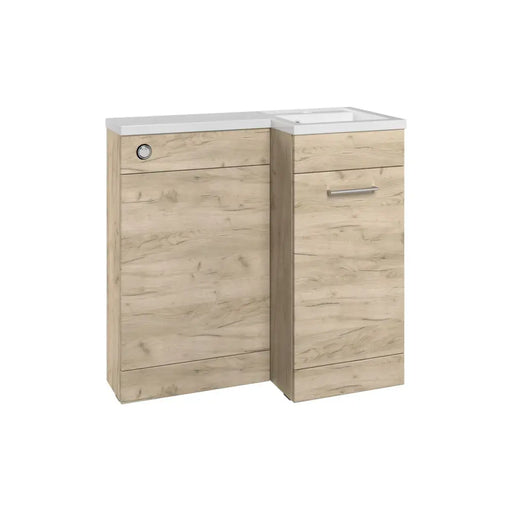 Lavello 900mm F/S L-Shape Pack & Basin (RH) - Oak