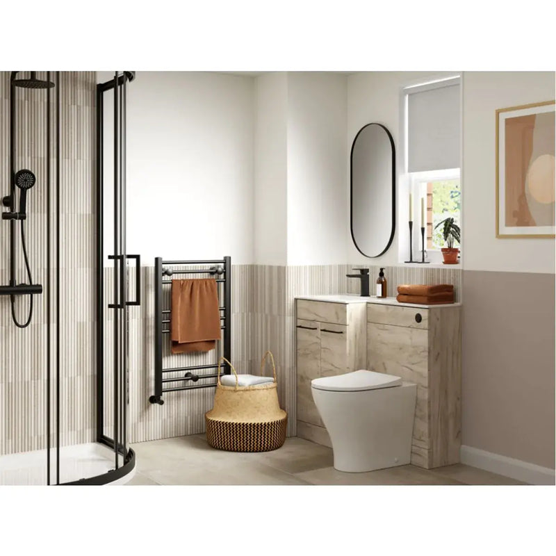 Lavello 900mm F/S L-Shape Pack & Basin (RH) - Oak