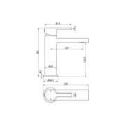 Leo 600mm Basin Unit & Tall Unit Pack with Tap - Matt Black