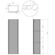 Leo 600mm Basin Unit & Tall Unit Pack with Tap - Matt Black