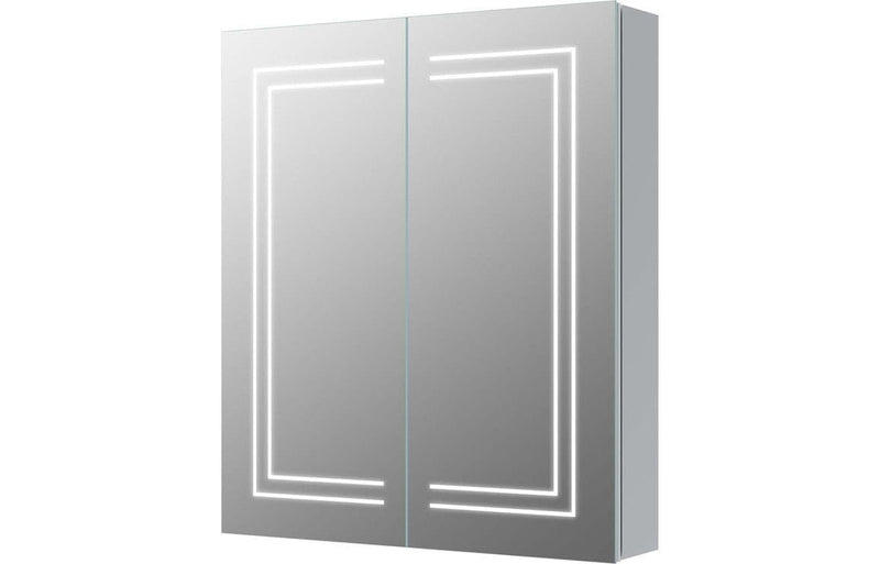 Levante 600mm 2 Door LED Mirrored Cabinet