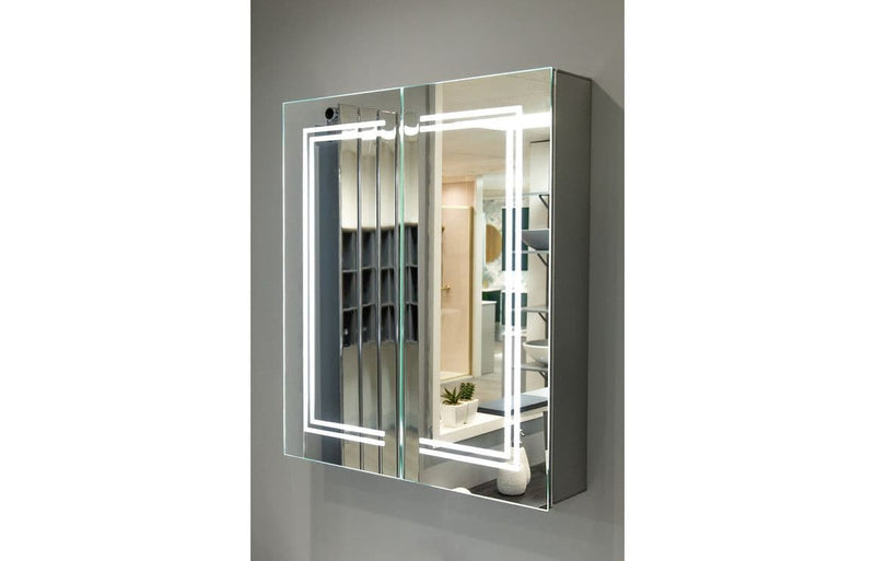 Levante 600mm 2 Door LED Mirrored Cabinet