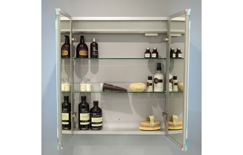 Levante 600mm 2 Door LED Mirrored Cabinet