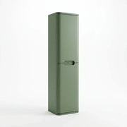 Libras 350 2 Door Wall Hung Tall Unit, Matt Sage Green