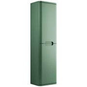Libras 350 2 Door Wall Hung Tall Unit, Matt Sage Green