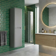 Libras 350mm 2 Door Wall Hung Tall Unit, Matt Grey