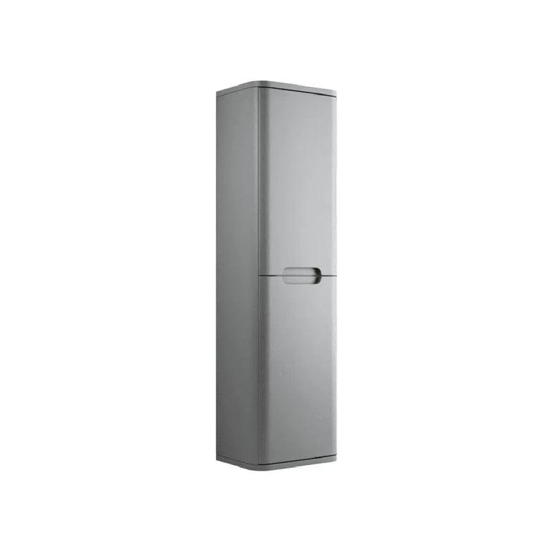 Libras 350mm 2 Door Wall Hung Tall Unit, Matt Grey