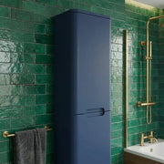 Libras 350mm 2 Door Wall Hung Tall Unit, Matt Indigo