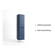 Libras 350mm 2 Door Wall Hung Tall Unit, Matt Indigo