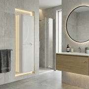Libras 350mm 2 Door Wall Hung Tall Unit, White Gloss