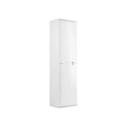 Libras 350mm 2 Door Wall Hung Tall Unit, White Gloss