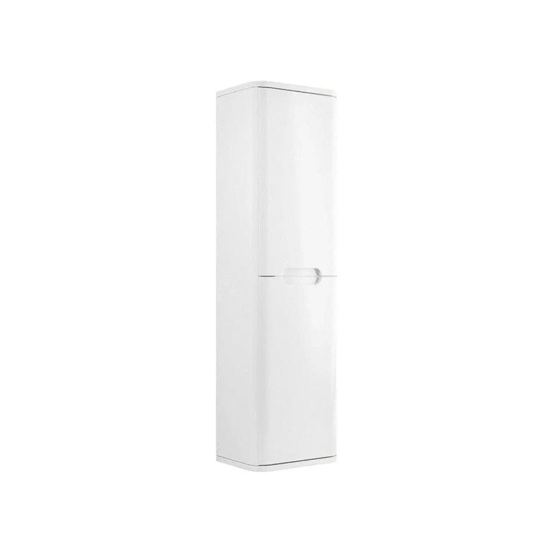 Libras 350mm 2 Door Wall Hung Tall Unit, White Gloss