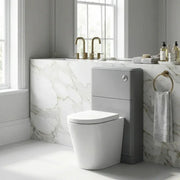 Libras 550mm Floor Standing WC Unit, Matt Grey