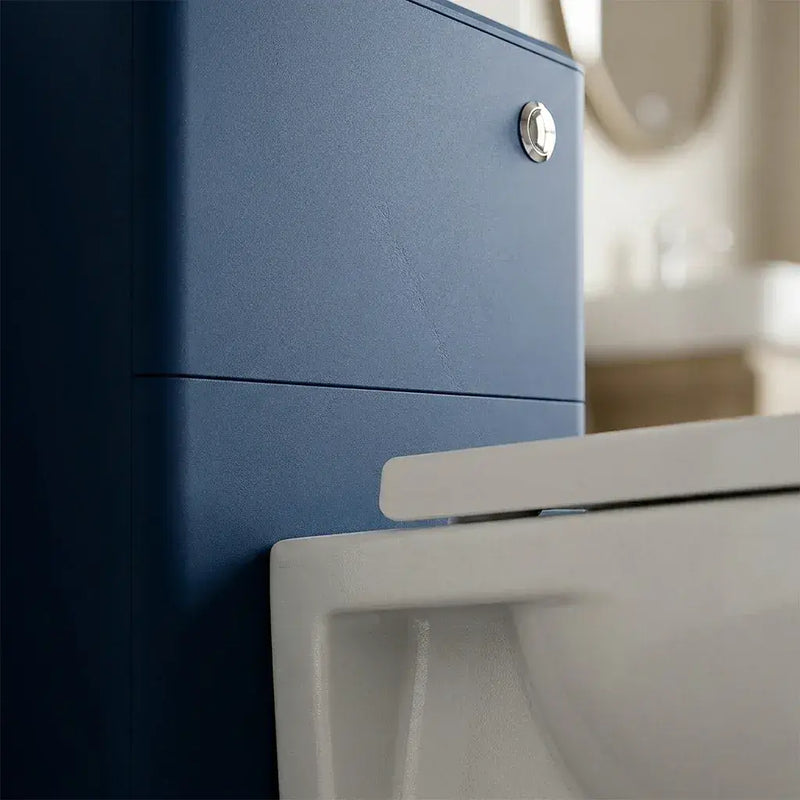 Libras 550mm Floor Standing WC Unit, Matt Indigo