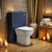 Libras 550mm Floor Standing WC Unit, Matt Indigo
