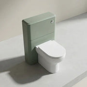 Libras 550mm Floor Standing WC Unit, Matt Sage Green