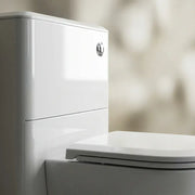 Libras 550mm Floor Standing WC Unit, White Gloss