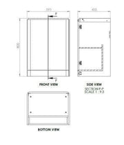 Libras 600mm 2 Door Floor Standing Basin Unit, Matt Sage Green, Includes Ceramic Basin