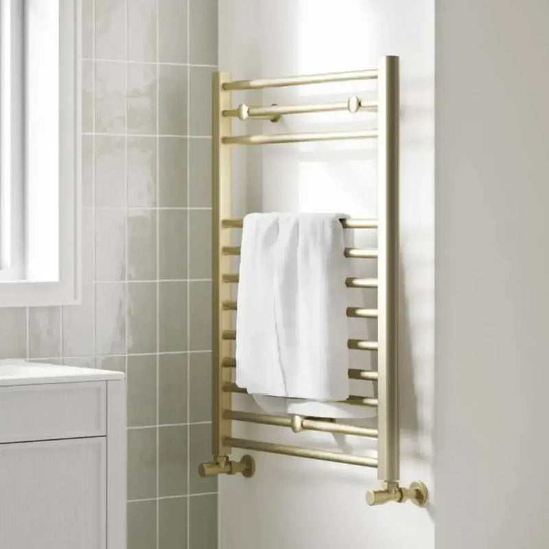 Libras Green & Gold Vanity Bathroom Pack with Super Strength Bath
