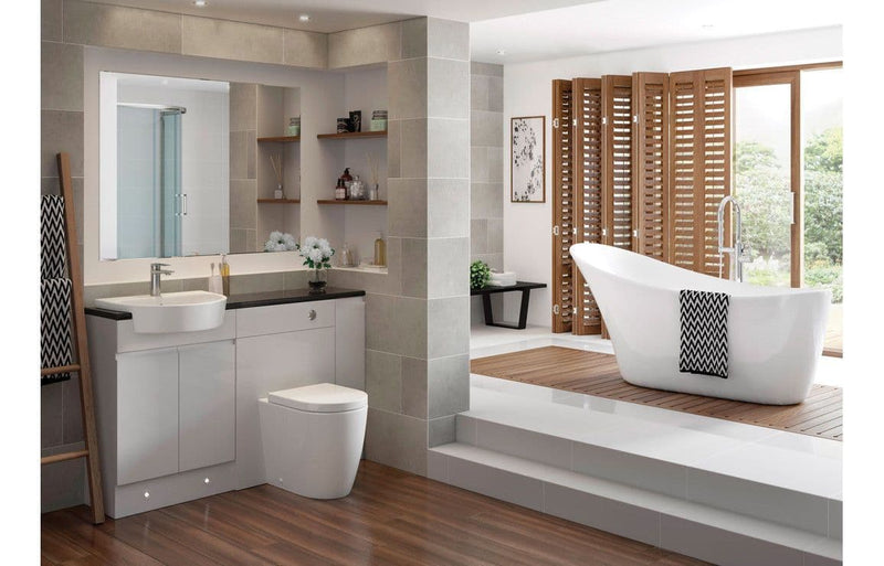 Lile 555 x 435mm Semi Recessed Basin