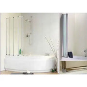 Lundy Corner Bath Pack, Toilet, Basin Unit, Taps and Mixer Shower Pack