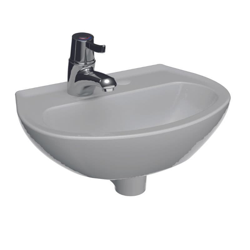 Luxury Doc M Pack with Stainless Steel - Blue - Grey or White Grab Rails - Lever Cistern