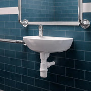 Luxury Doc M Pack with Stainless Steel Rails and Push Button Flush Cistern  Close Coupled