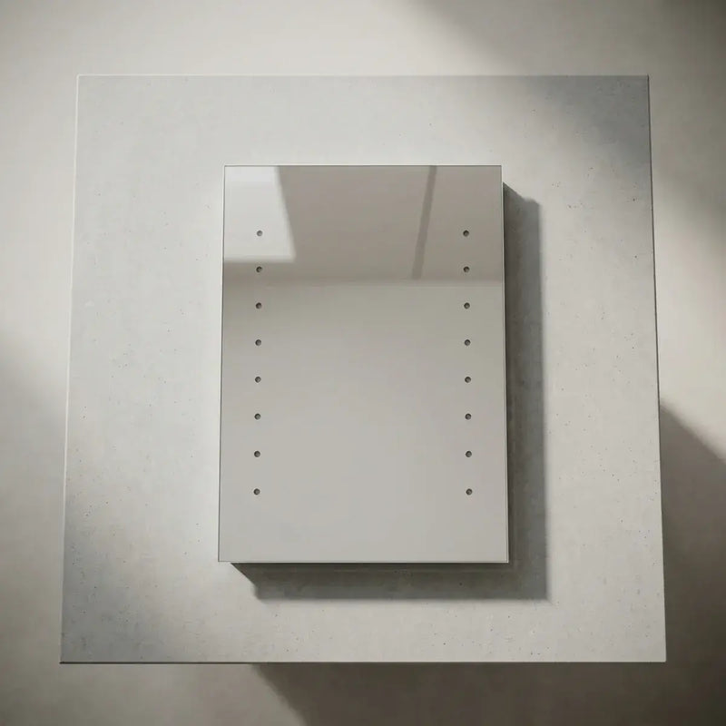 Mabel 700x500mm Rectangle - Battery - LED Mirror