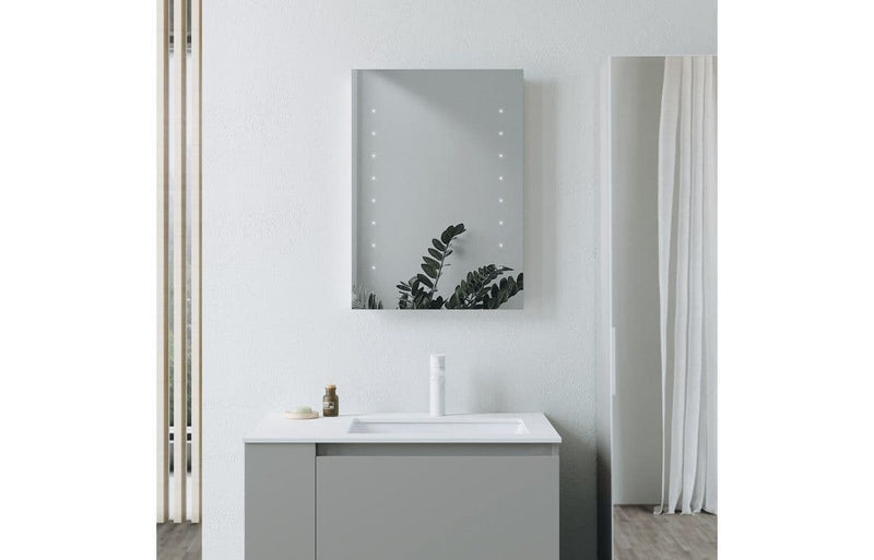 Mabel 700x500mm Rectangle - Battery - LED Mirror