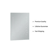 Mabel 700x500mm Rectangle - Battery - LED Mirror