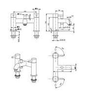 Maira Bath Shower Mixer Tap, Black
