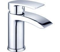 Mataro Basin Mixer Tap, Chrome, Modern Lever Style