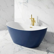 Matt Blue Modern Freestanding Bath 1700 x 780mm