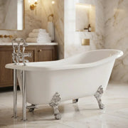 Maynard Freestanding Bath, 1530 x 760mm 2 Tap Holes
