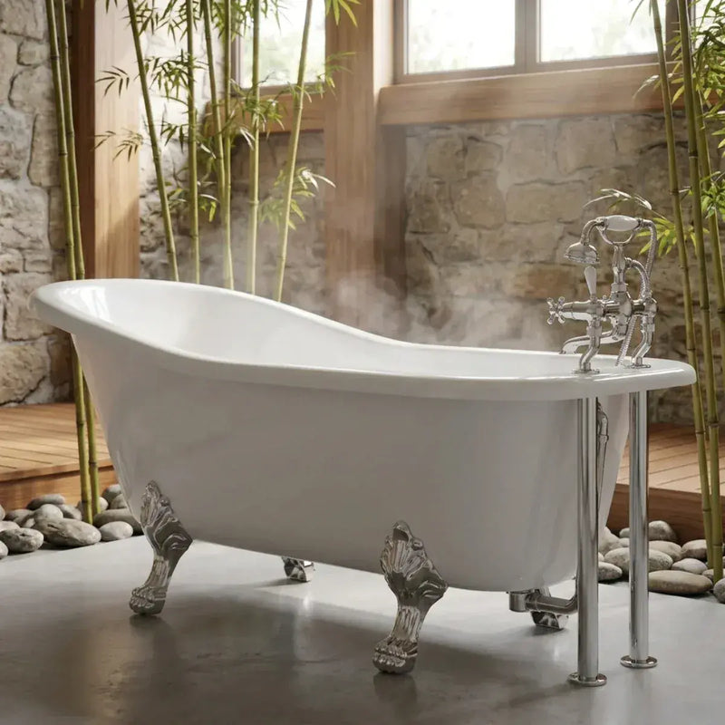 Maynard Freestanding Bath, 1530 x 760mm 2 Tap Holes