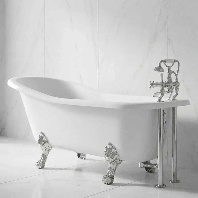 Maynard Freestanding Bath, 1530 x 760mm 2 Tap Holes