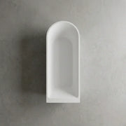 Meltham Freestanding Back To Wall 1500x700mm 0TH Bath - Gloss White