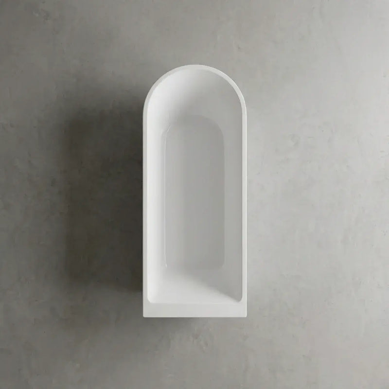 Meltham Freestanding Back To Wall 1500x700mm 0TH Bath - Gloss White