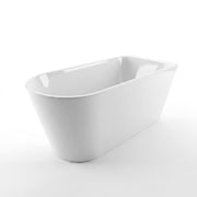 Meltham Freestanding Back To Wall 1500x700mm 0TH Bath - Gloss White