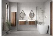 Meltham Freestanding Back To Wall 1630x700mm 0TH Bath - Gloss White
