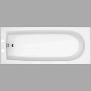 Merit Durable Acrylic Bath, 1700mm x 700mm, Single Ended, 2 Tap Holes, Optional Reinforced Upgrade