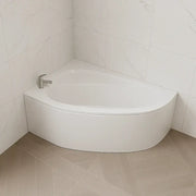 Merrill 1500 x 950mm Offset Corner Bath Left or Right Hand inc Legs & Fixings - Left Hand / Yes