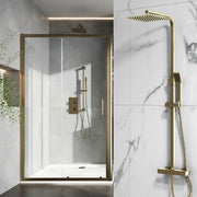 Midas Sliding Shower Door and Thermostatic Shower Set