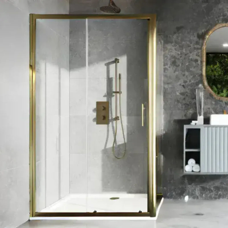Midas Sliding Shower Door and Thermostatic Shower Set